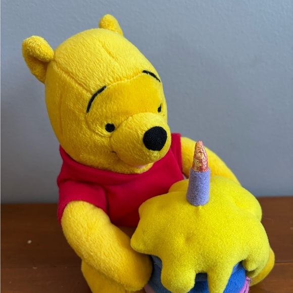 Disney - Winnie the Pooh “Happy Birthday” Honey Pot Plush 🍯 - Picture 10 of 10